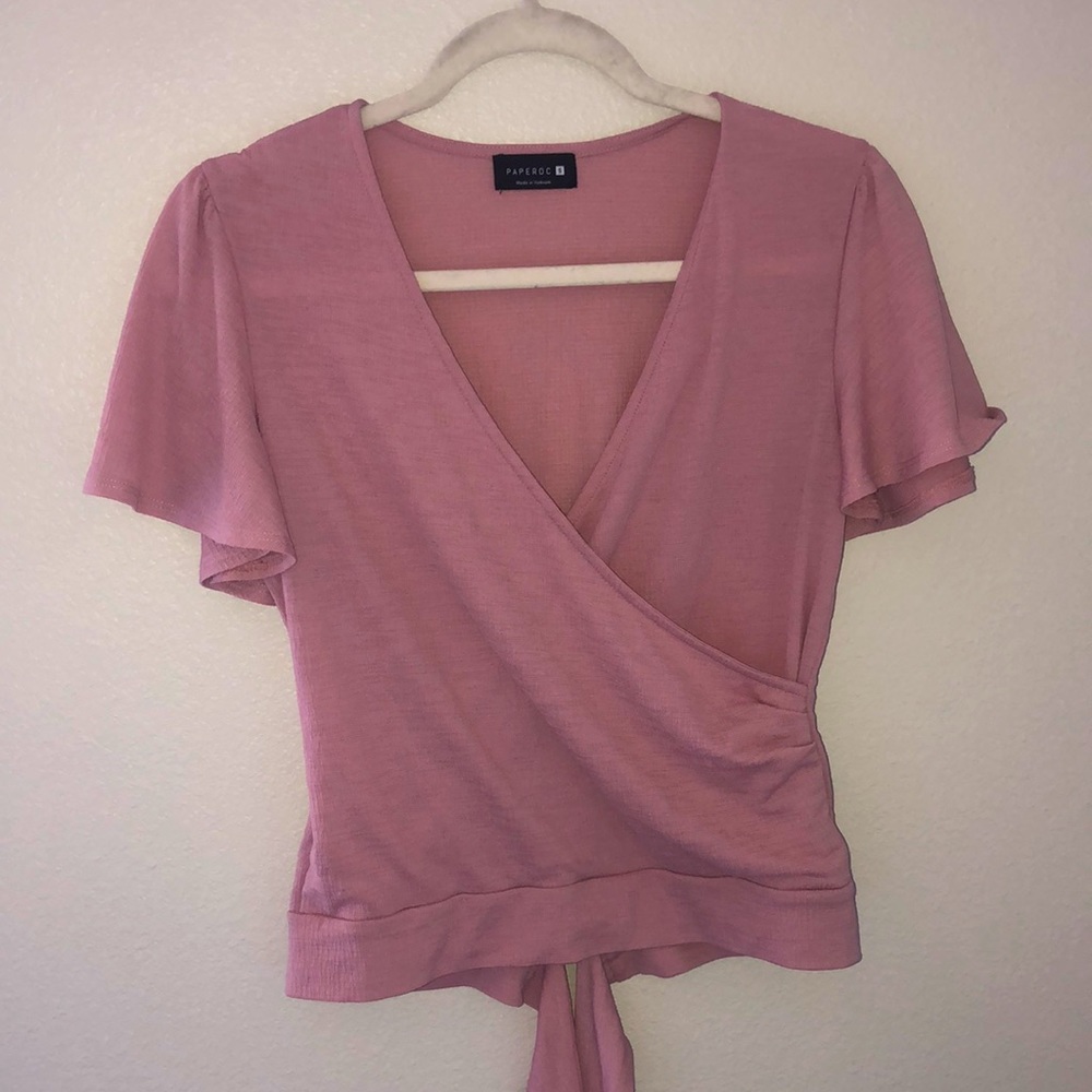 Pink blouse